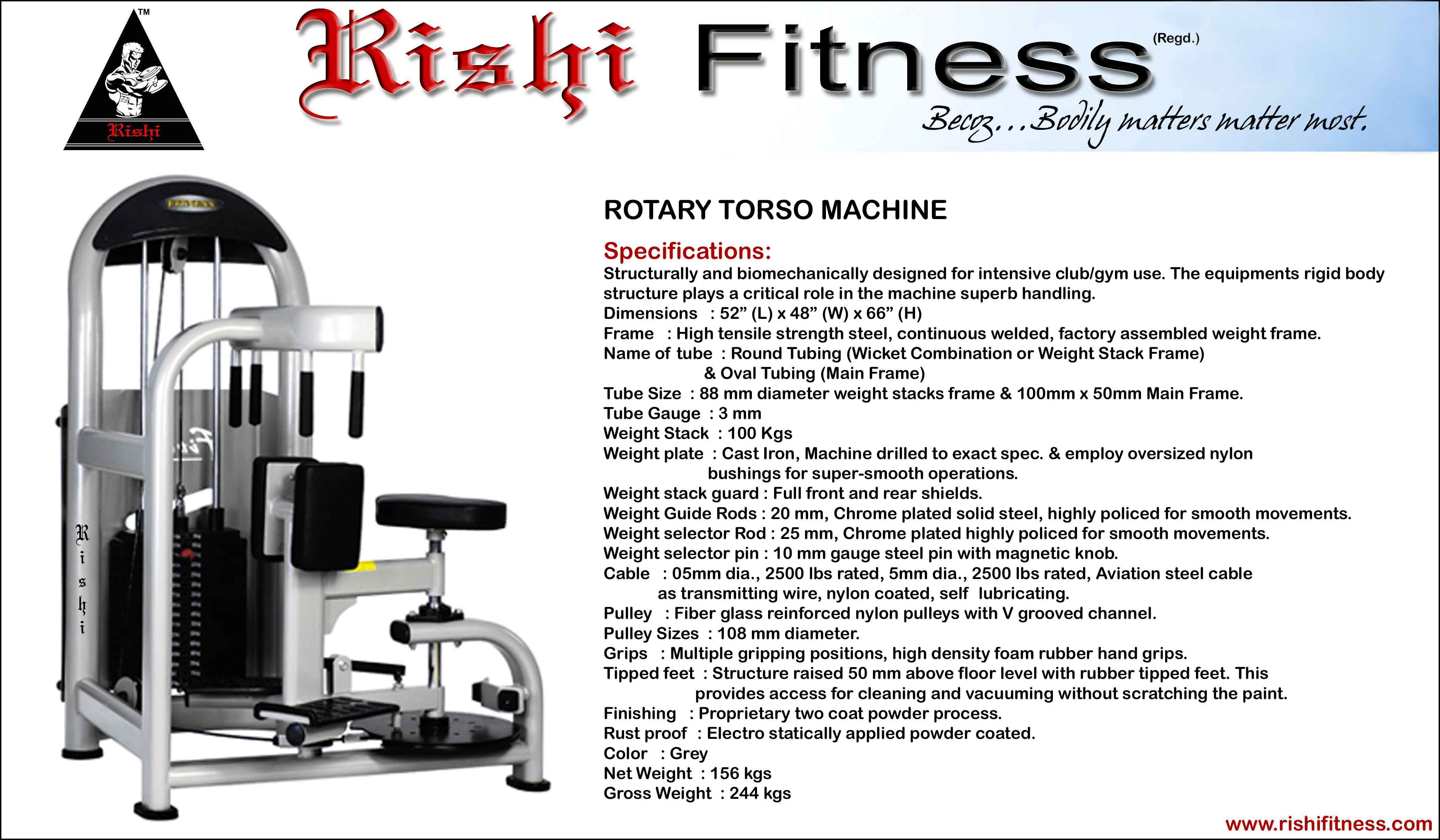 Manufacturers Exporters and Wholesale Suppliers of Rotary Torso Machine JODHPUR Rajasthan